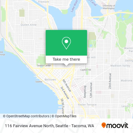 116 Fairview Avenue North map