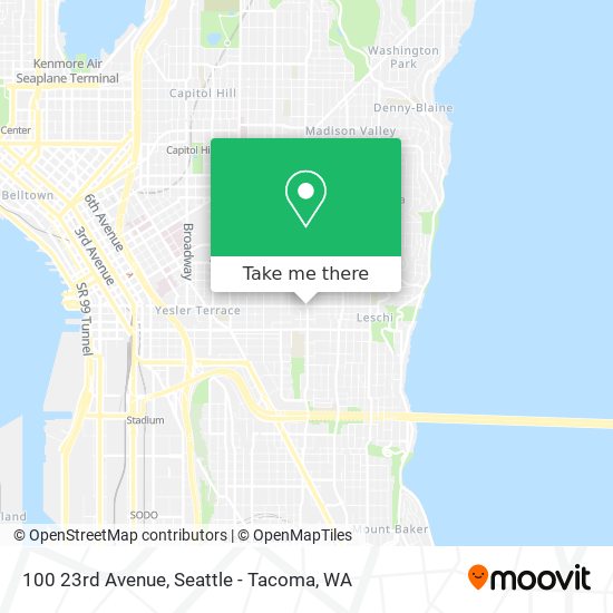 100 23rd Avenue map