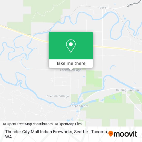 Thunder City Mall Indian Fireworks map