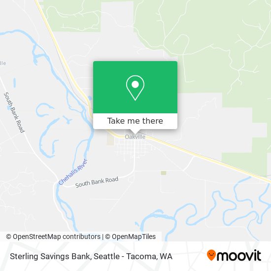 Sterling Savings Bank map