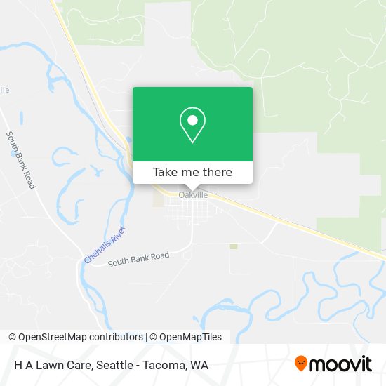 H A Lawn Care map
