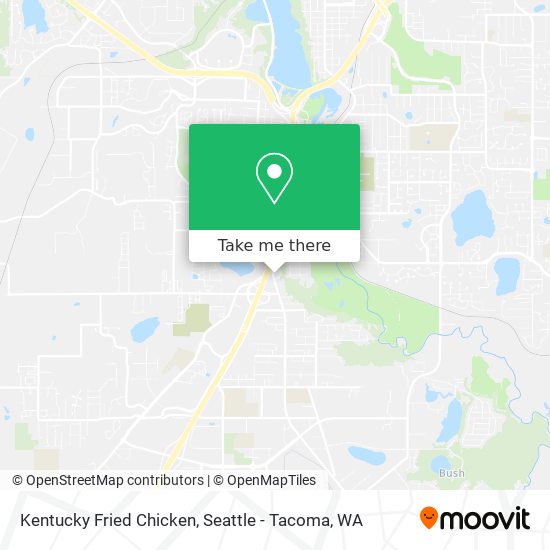 Kentucky Fried Chicken map