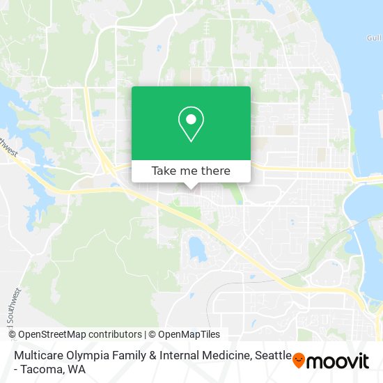 Multicare Olympia Family & Internal Medicine map