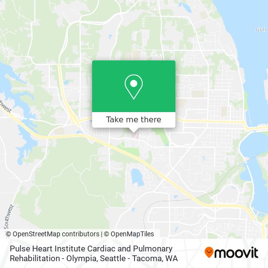 Mapa de Pulse Heart Institute Cardiac and Pulmonary Rehabilitation - Olympia