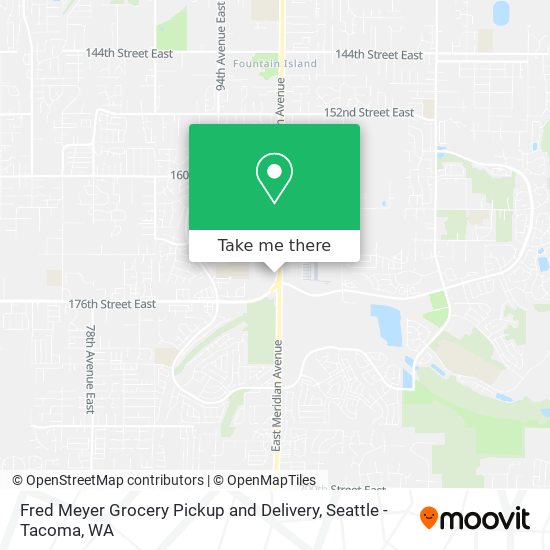 Mapa de Fred Meyer Grocery Pickup and Delivery