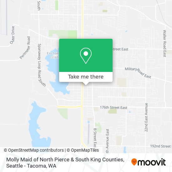 Molly Maid of North Pierce & South King Counties map