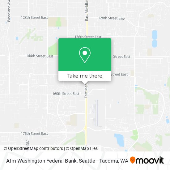 Atm Washington Federal Bank map