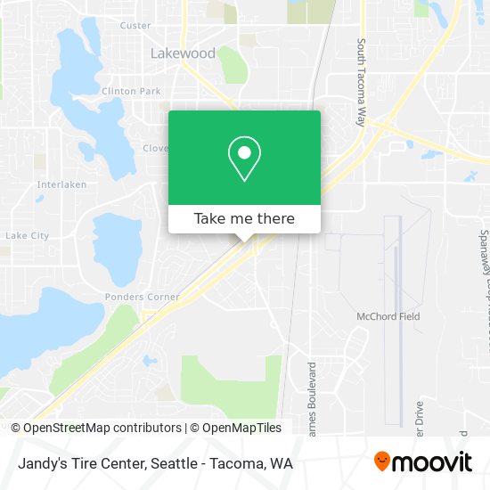 Mapa de Jandy's Tire Center