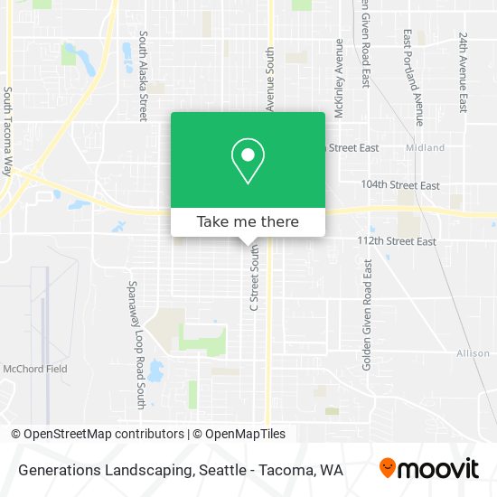 Generations Landscaping map