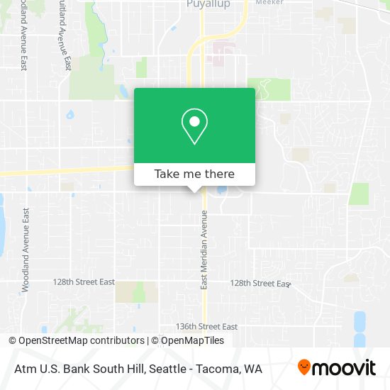 Mapa de Atm U.S. Bank South Hill