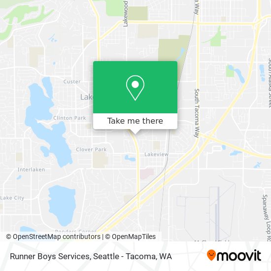 Mapa de Runner Boys Services