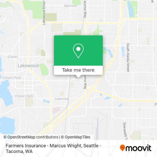 Farmers Insurance - Marcus Wright map