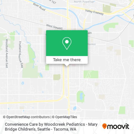 Mapa de Convenience Care by Woodcreek Pediatrics - Mary Bridge Children's