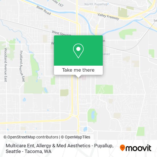 Multicare Ent, Allergy & Med Aesthetics - Puyallup map