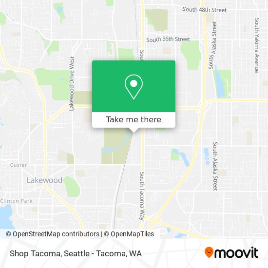 Shop Tacoma map