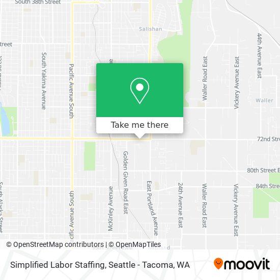 Simplified Labor Staffing map