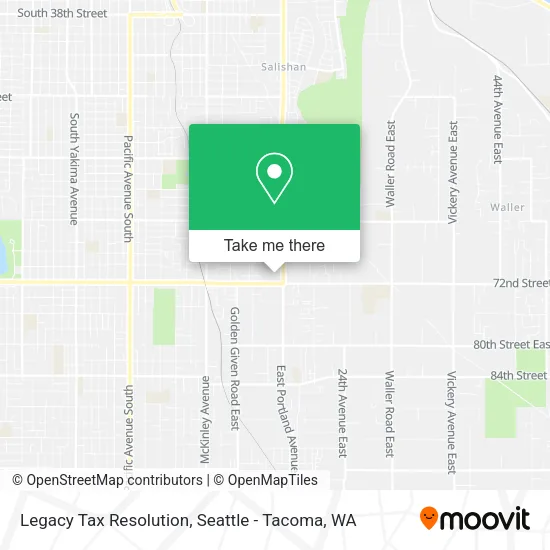 Mapa de Legacy Tax Resolution