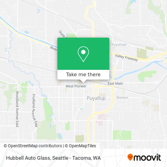 Hubbell Auto Glass map