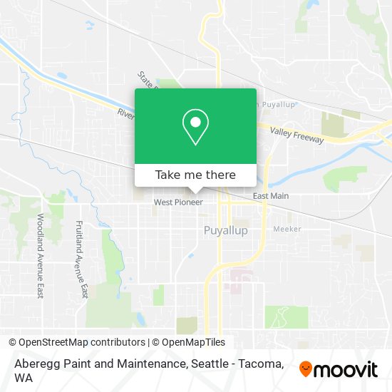 Aberegg Paint and Maintenance map