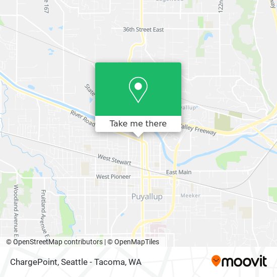 Mapa de ChargePoint