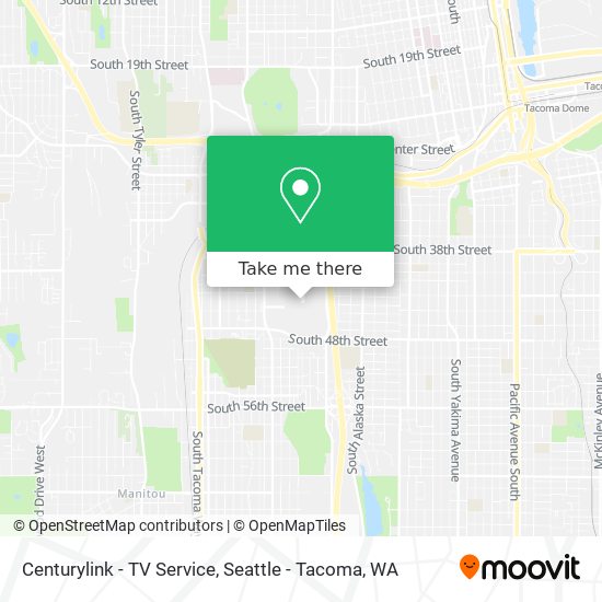 Centurylink - TV Service map