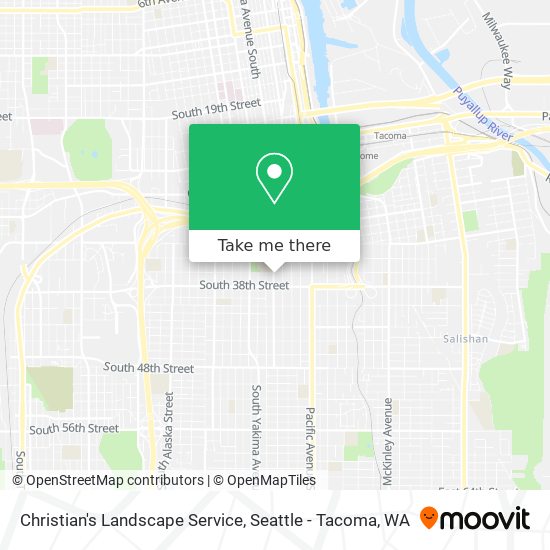 Mapa de Christian's Landscape Service