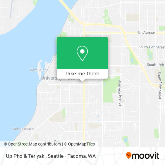 Mapa de Up Pho & Teriyaki