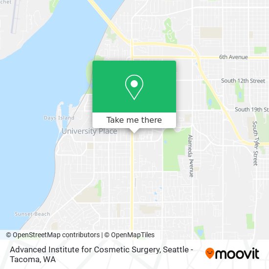 Mapa de Advanced Institute for Cosmetic Surgery