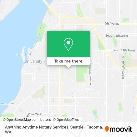 Anything Anytime Notary Services map