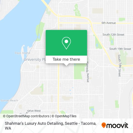 Shahmar's Luxury Auto Detailing map