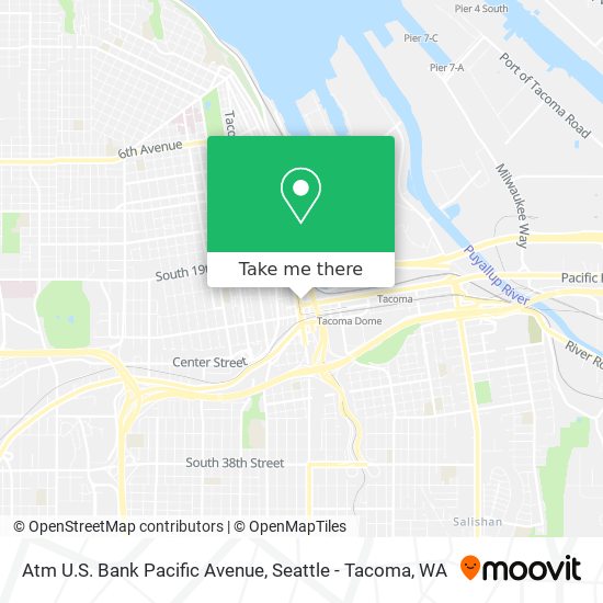 Atm U.S. Bank Pacific Avenue map