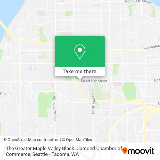 Mapa de The Greater Maple Valley Black Diamond Chamber of Commerce