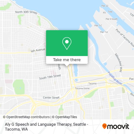 Aly G Speech and Language Therapy map