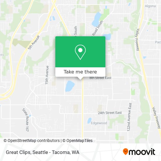 Great Clips map