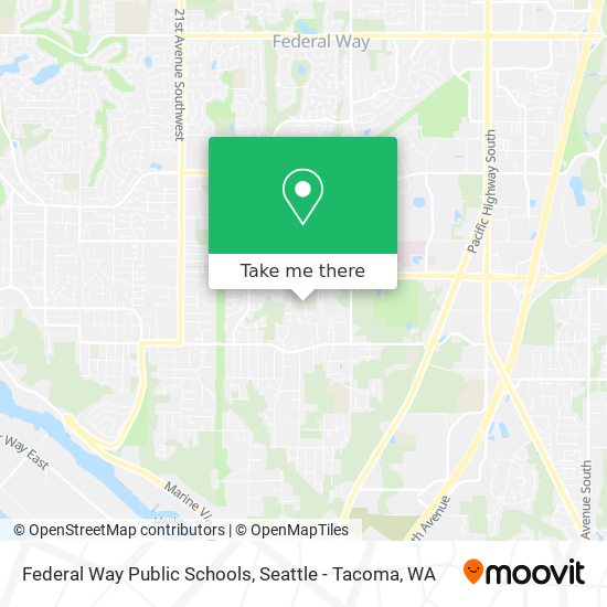 Mapa de Federal Way Public Schools