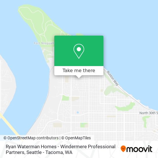 Ryan Waterman Homes - Windermere Professional Partners map