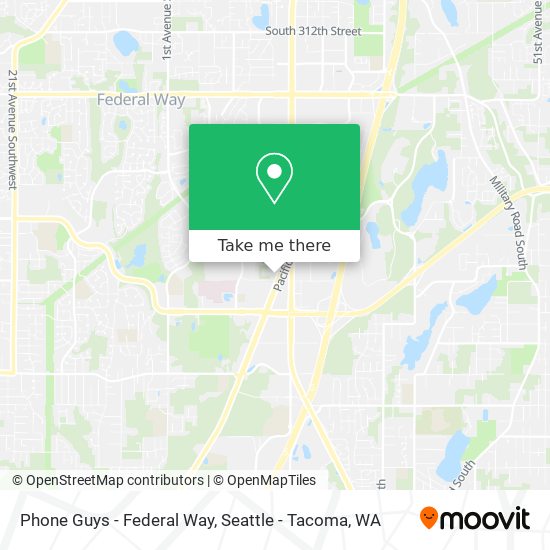 Mapa de Phone Guys - Federal Way