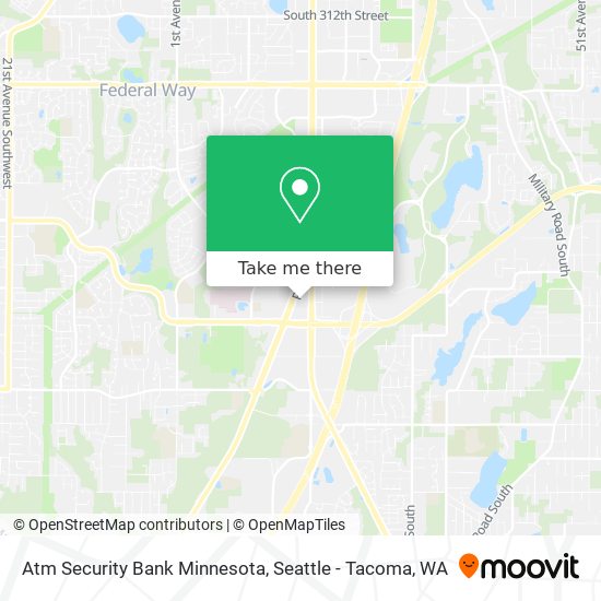 Atm Security Bank Minnesota map