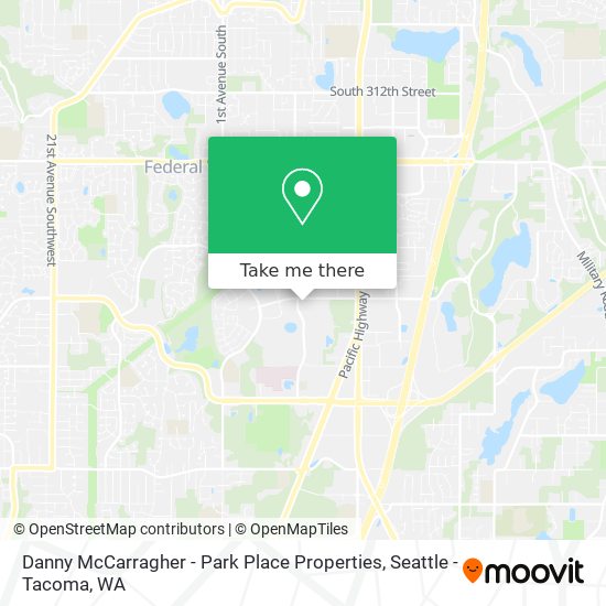 Danny McCarragher - Park Place Properties map