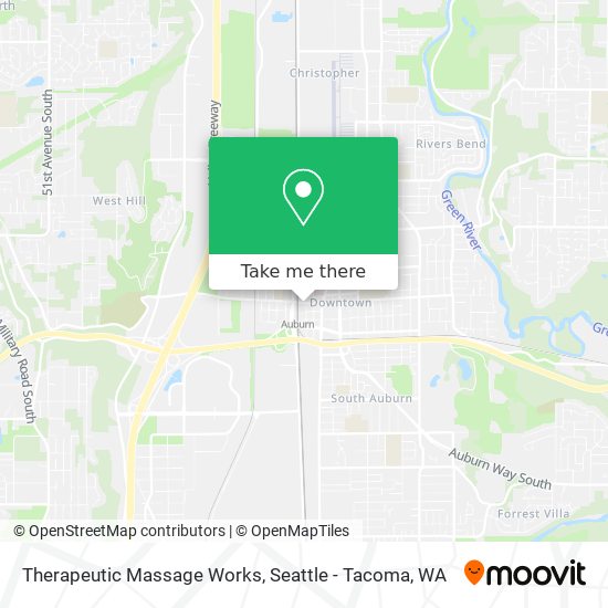 Therapeutic Massage Works map