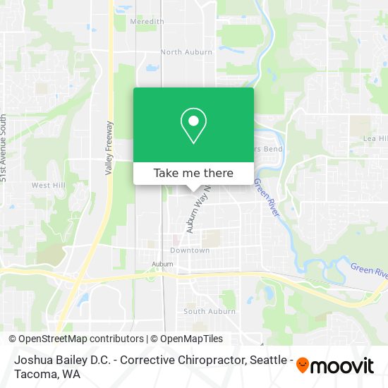 Joshua Bailey D.C. - Corrective Chiropractor map