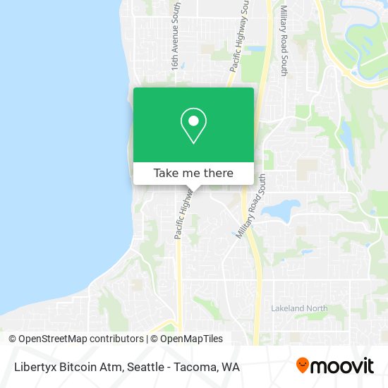 Mapa de Libertyx Bitcoin Atm