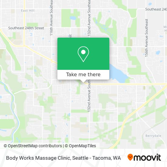 Mapa de Body Works Massage Clinic