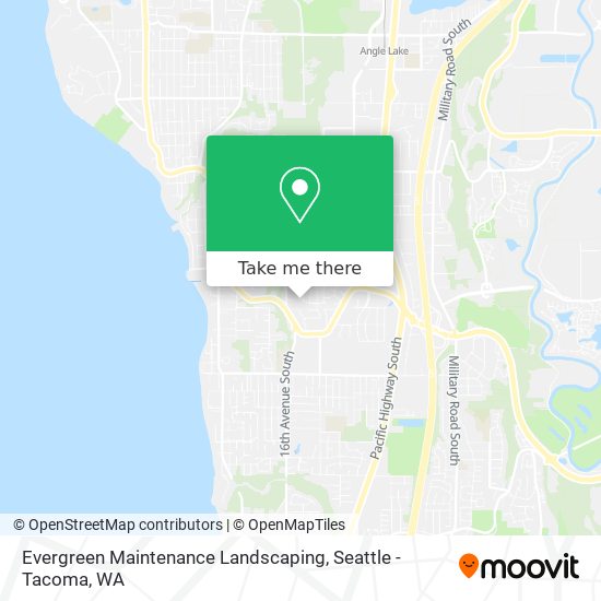 Evergreen Maintenance Landscaping map