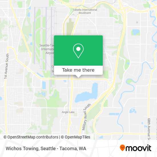 Wichos Towing map