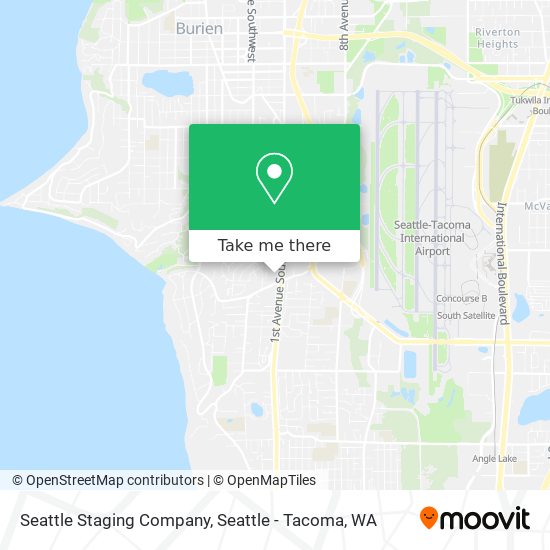 Seattle Staging Company map