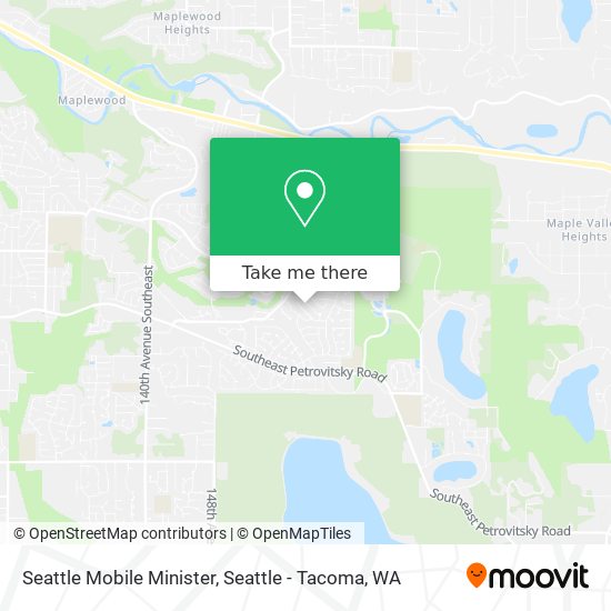 Seattle Mobile Minister map