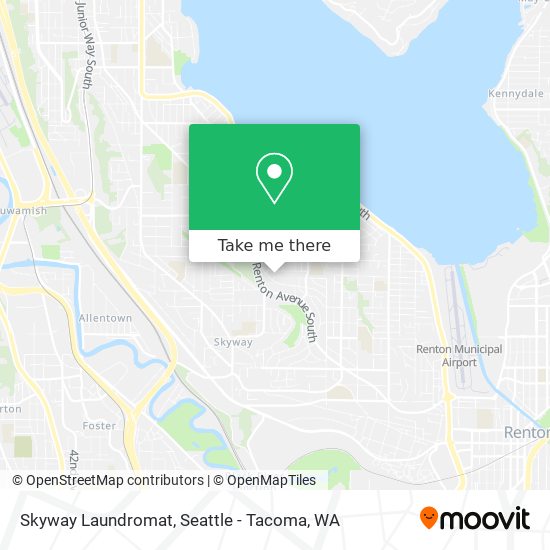 Mapa de Skyway Laundromat