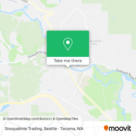 Snoqualmie Trading map