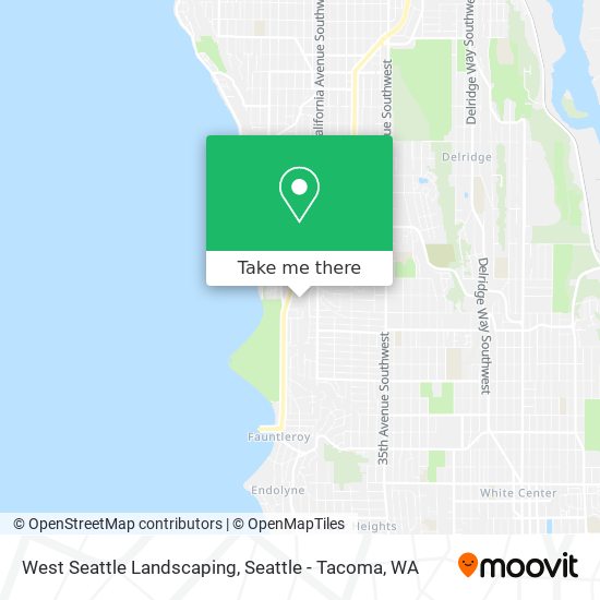 Mapa de West Seattle Landscaping